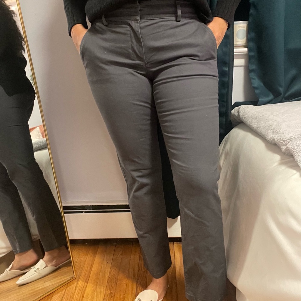 Women's Grey Work Pants